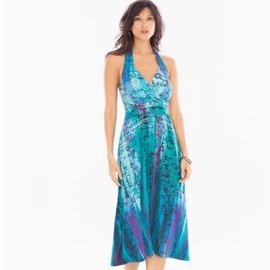Soma Soft Jersey Draped Midi Halter Dress